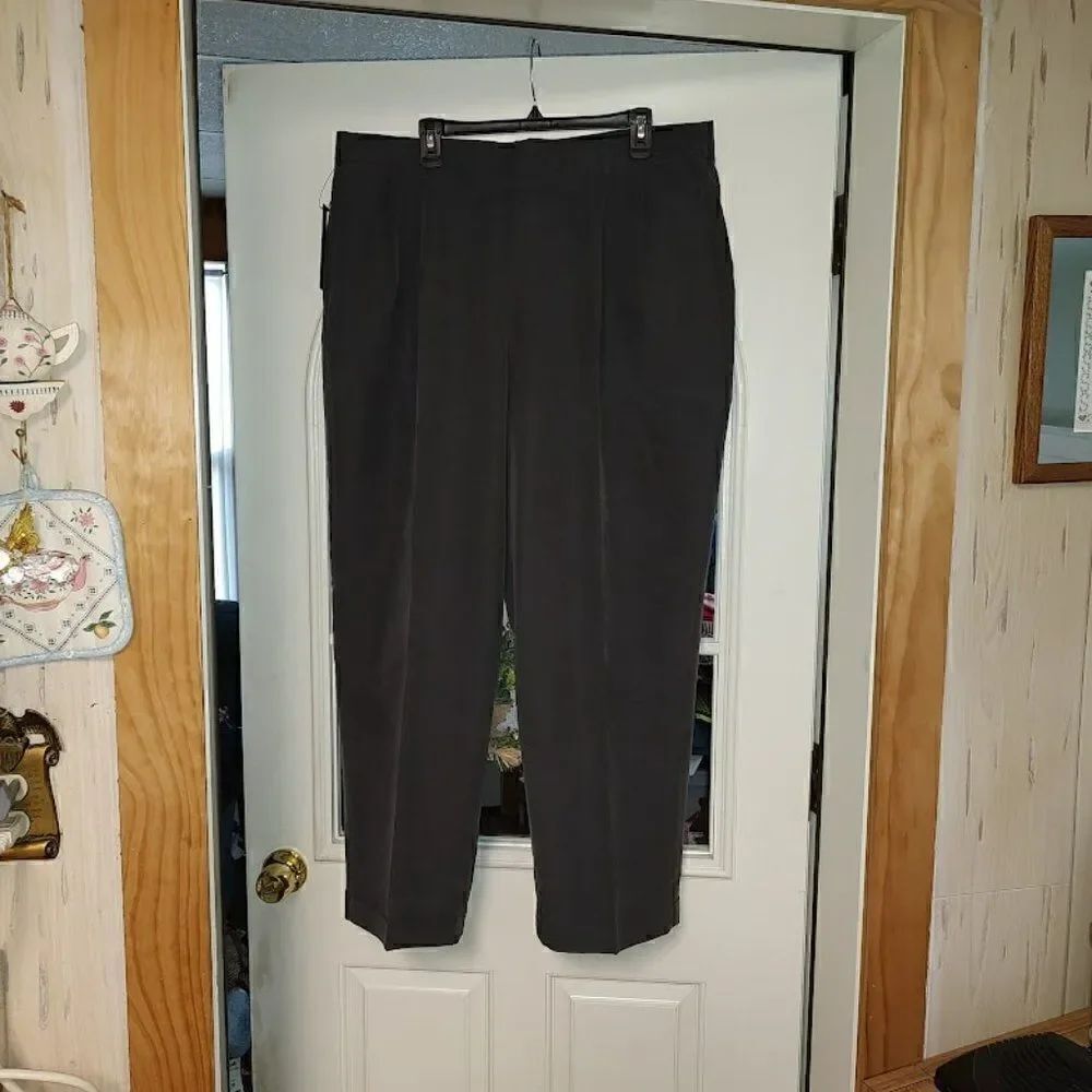 New Perry Ellis Portfolio Asphalt Colored Pants size Men's 38/29